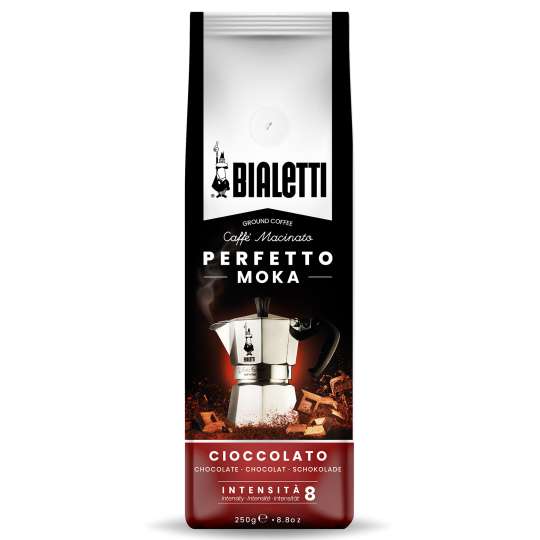 Bialetti - Perfetto Moka Cioccolato Kaffee gemahlen, 250g
