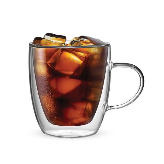 Bialetti - Doppelwandiger Glasbecher Capri, 350 ml