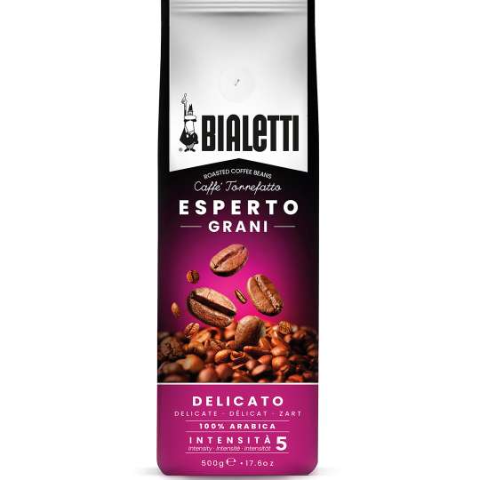 Bialetti - Esperto Grani Delicato Kaffeebohnen, 500g
