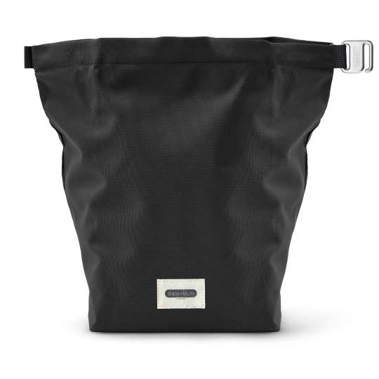 Black + Blum - Lunch Bag schwarz, aufgeklappt