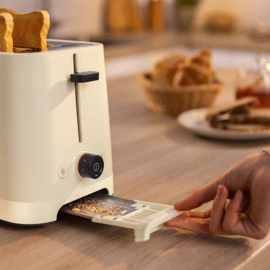 Bosch - MyMoment Toaster: Leicht entnehmbare Krümelschublade
