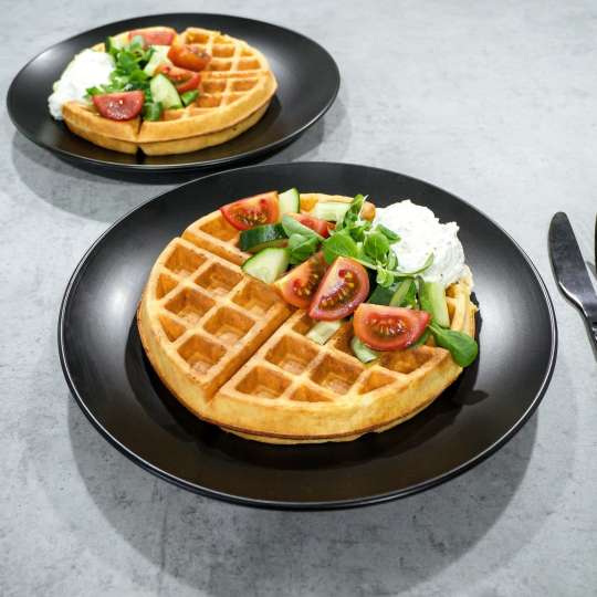 CASO Design WaffleUp leckere Zucchiniwaffeln