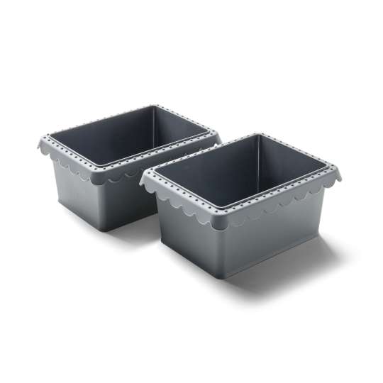 Coolinato Silikon Mini Brot- und Kuchenbackform - 2tlg Set