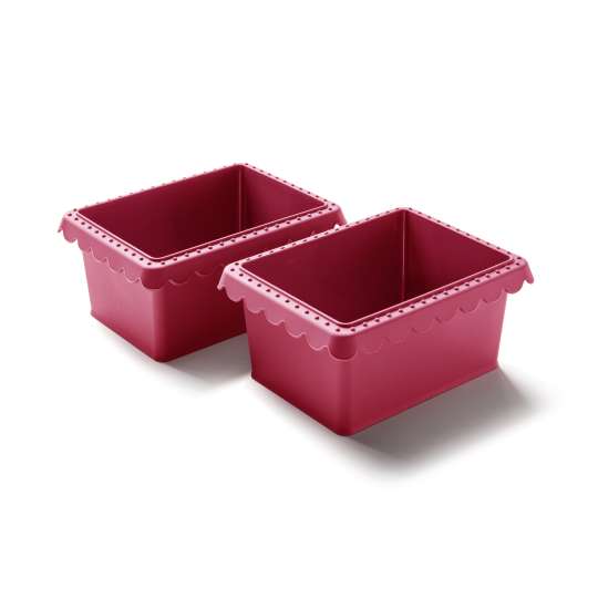 Coolinato Silikon Mini Brot- und Kuchenbackform - 2tlg Set