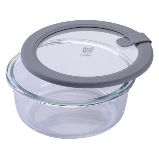Chefkoch trifft Fackelmann Vorratsdose mit Glasdeckel rund 22999