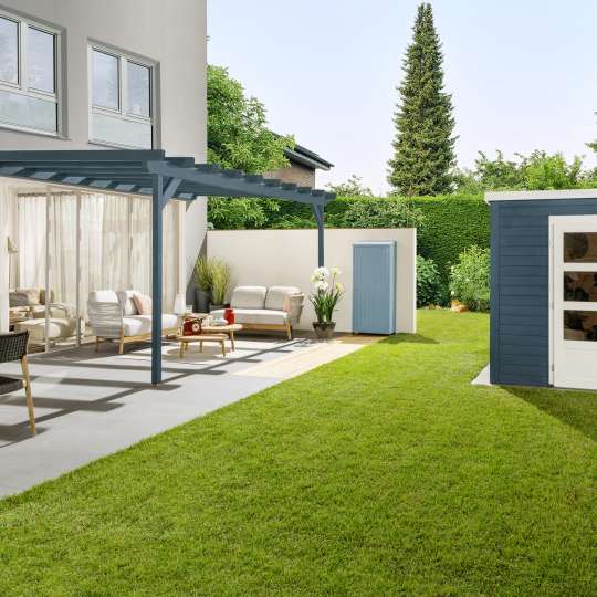 Consolan - Pergole und Gartenhaus in wetterfester strahlender Farbe