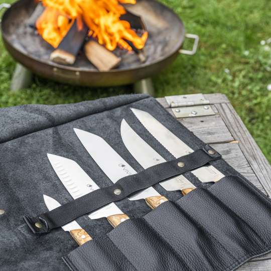 Friedr. Dick VIVUM Messer-Serie in Echtleder-Rolltasche