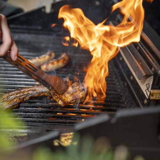 F.DICK - Für genug Abstand von Feuer und Flamme: Grillzange, 40 cm