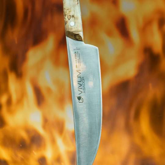 F.DICK - Vivum BBQ Messer ASADOR im Feuer