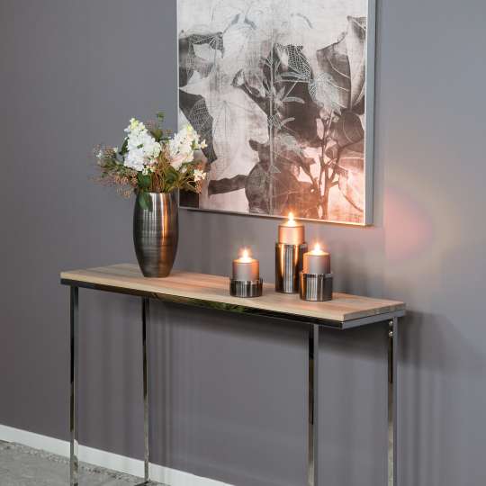 Fink Living - LAVIO Konsolentisch - Vase und Kerzen