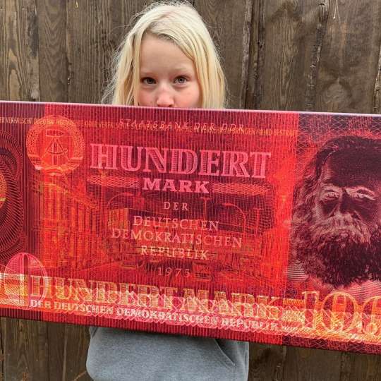 Frankreichts: Wandbild - Marx