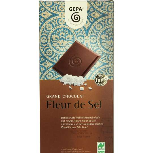 GEPA Schokolade Fleur de Sel 