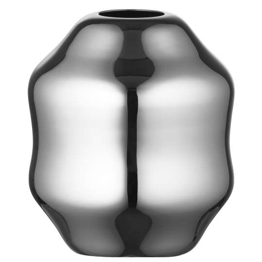 Gense - Dorotea Vase, Blanker Stahl