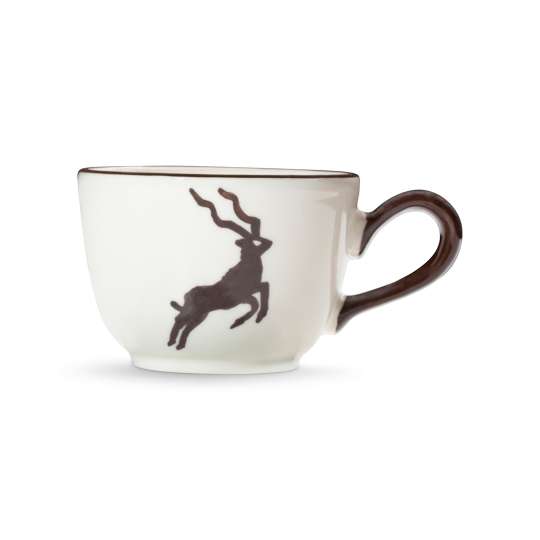 Gmundner Keramik - Kaffeetasse Cup - Brauner Kudu