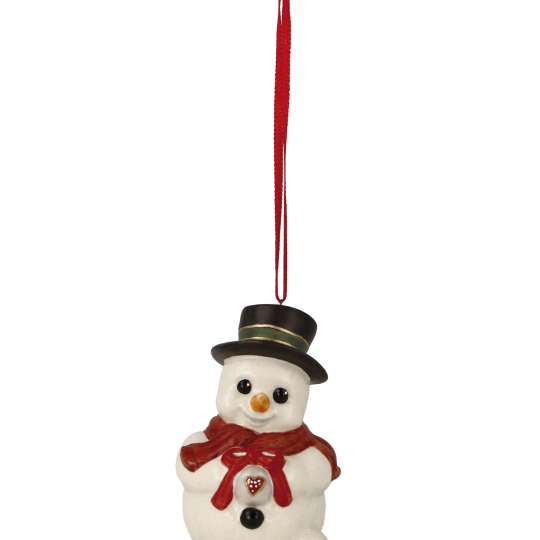 Goebel - Winterglück Schneemann-Hänger Gustl