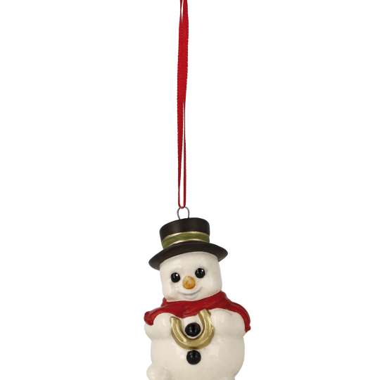 Goebel - Winterglück Schneemann-Hänger Oskar