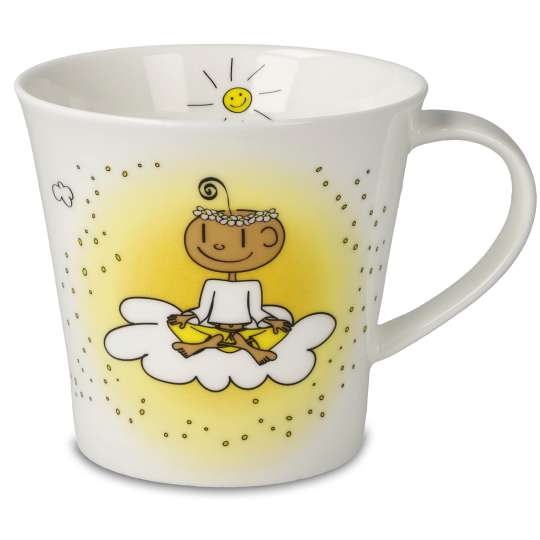 Goebel Atelier - Der kleine Yogi Tasse Dein Lächeln verändert die Welt