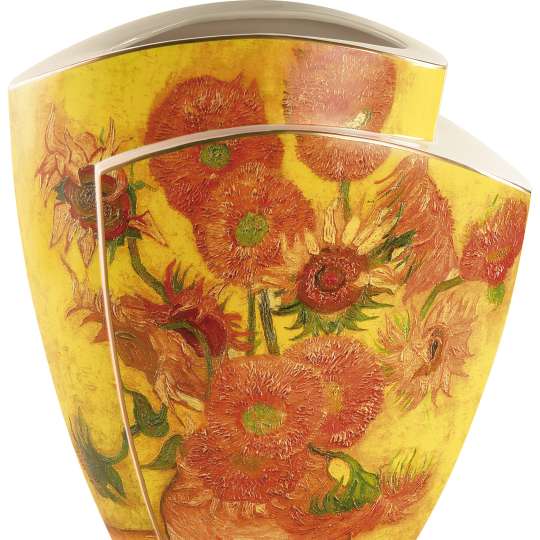 Blütenvase mit Van Goghs Sonnenblumen von Artis Orbis bei Goebel