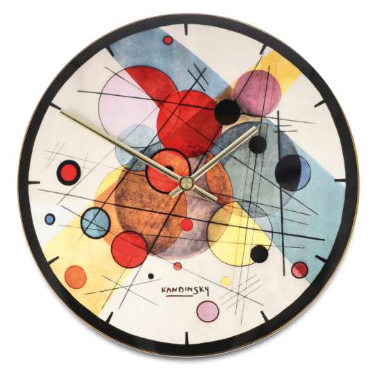 Artis Orbis - Kandinsky - Kreise im Kreis - Wanduhr