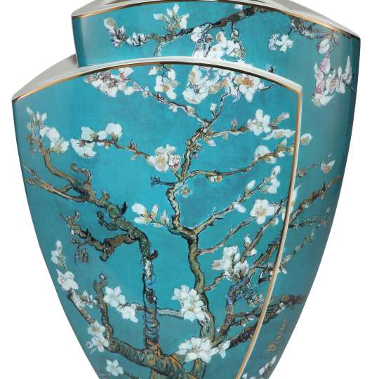 Artis Orbis - Van Gogh - Mandelbaum Blau - Blütenvase Limited Edition