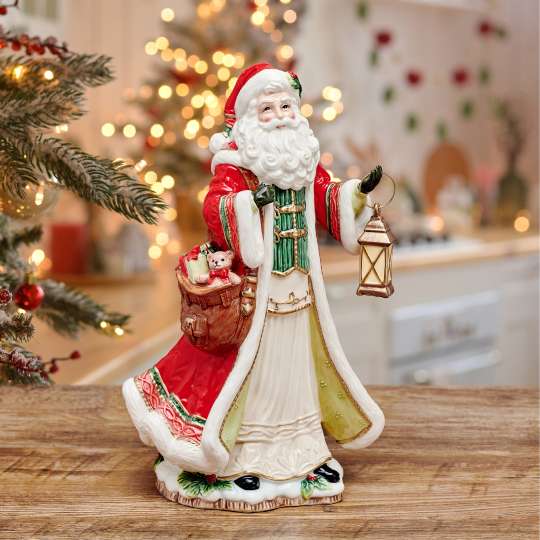 Goebel - Mit liebevollen Details: Fitz and Floyd Santa bringt Geschenke Figur