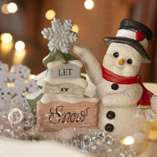 Goebel - Willkommen Winterzeit: Schneemann Let it Snow