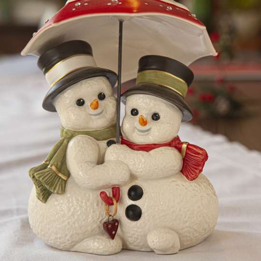 Goebel - Zuckersüßes Schneemannpaar 