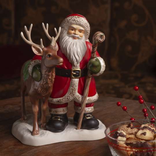 Goebel - Ein kleiner Gruß vom Nordpol: Morgen kommt der Weihnachtsmann Santa und der König des Waldes