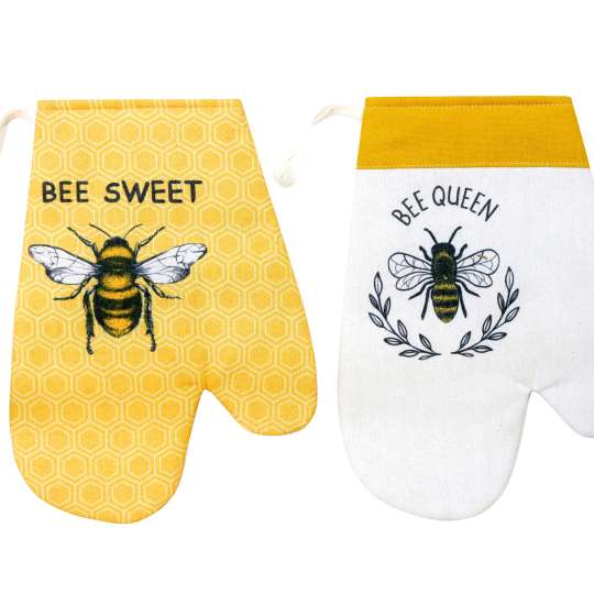 Hoff Interieur - Topfhandschuhe BEE QUEEN 2er Set