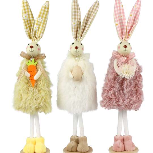 Hoff Interieur - Hasenfiguren Cosy Easter, 3er Set