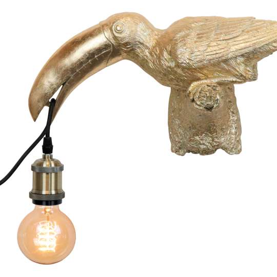 Hoff Interieur - Wandlampe TUKAN - gold
