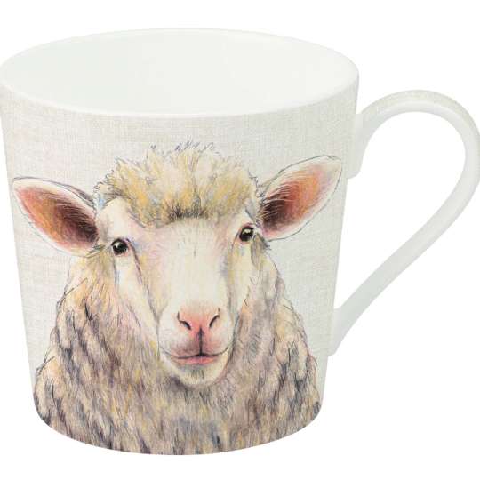 IHR - Farm Animals Bone China Becher Schaf, 375 ml