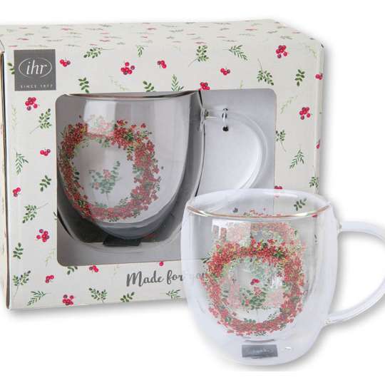 IHR - Teeglas Berry Wreath, 250 ml