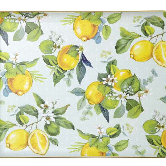 IHR - Lemon Wreath Holztablett, 36 x 28 cm