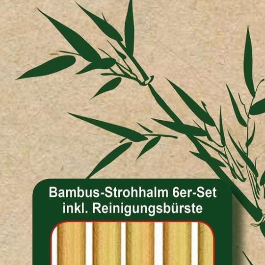 JADE JD49-0001 Bambus-Strohhalme Verpackung