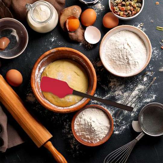 JADE - Farbenfroh rühren, schaben und verteilen mit dem Teigschaber Flex
