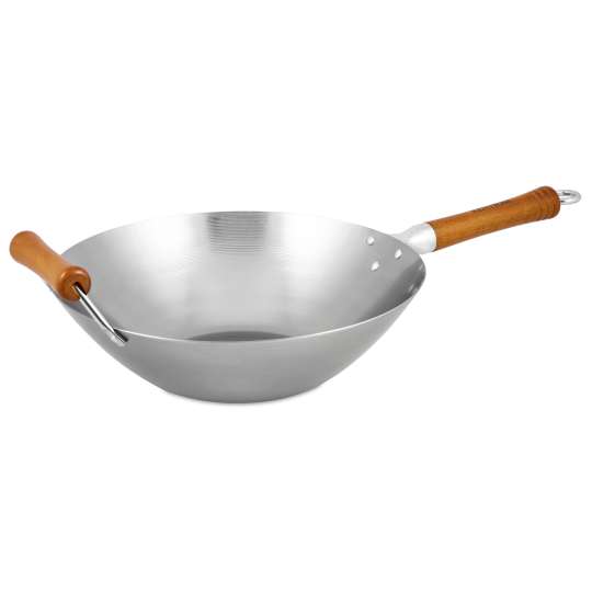 Ken Hom - Wok Excellence aus Karbonstahl, 32 cm, unbeschichtet