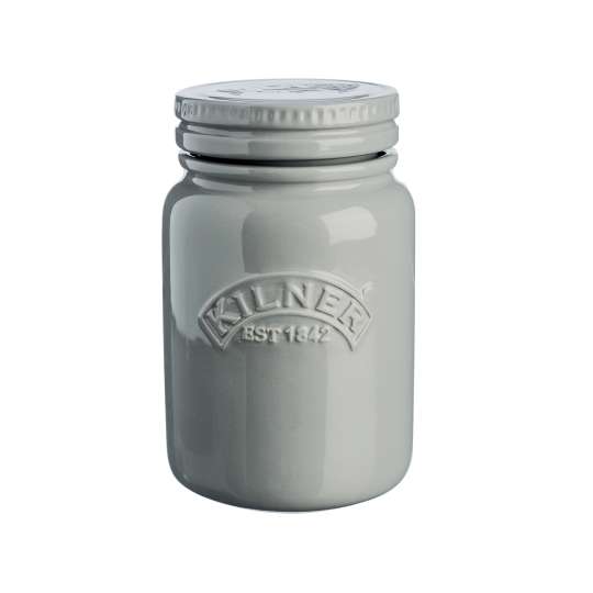 Kilner - Keramik-Vorratsglas Grau, 600 ml