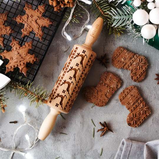 Folkroll - Blitzschnell Weihnachtskekse herstellen mit Motiv-Teigrollen