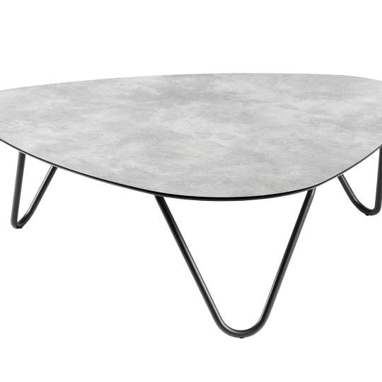 Lafuma Mobilier Cocoon Table ciment tube noir 2021