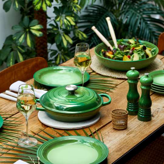 Le Creuset - Bamboo Geschirr - Teller und Gourmet Profitopf