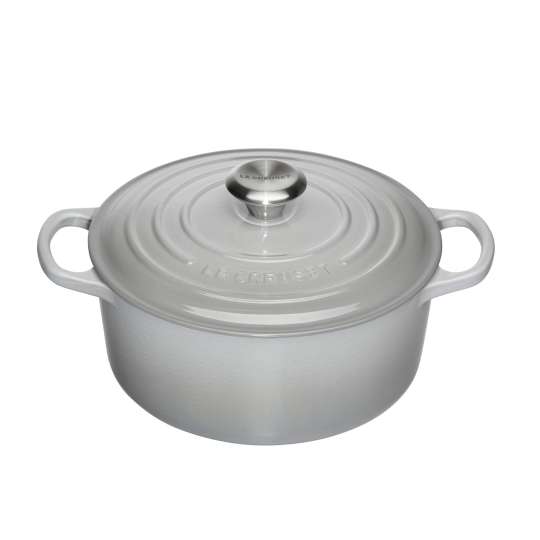 Le Creuset - Bräter Signature, rund, Perlgrau