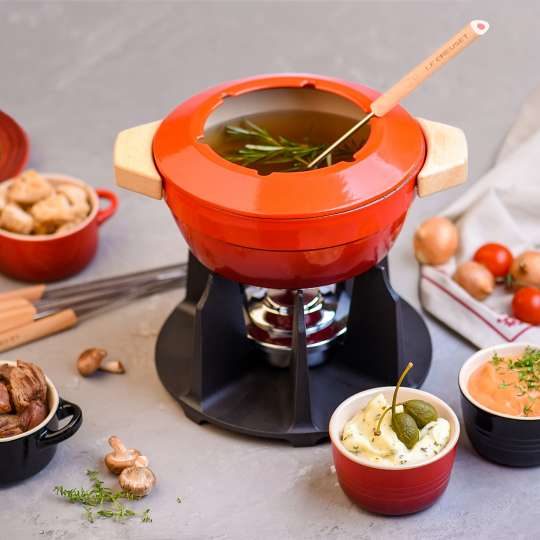 Le Creuset - Fondue-Set ofenrot - Zutaten