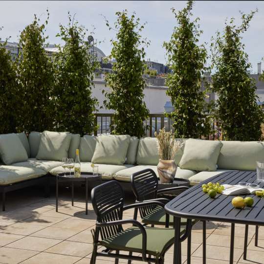 Aparthotel Schwan Locke in München - Terrasse