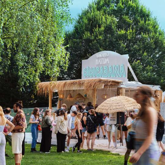 Mangaroca Batida - Brasilianisches Lebensgefühl in Weeze: Die Cococabana-Bar auf dem San Hejmo Festival