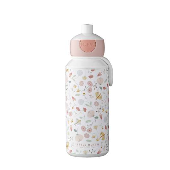Mepal - Trinkflasche Pop-up - Blumen & Schmetterlinge, 400 ml