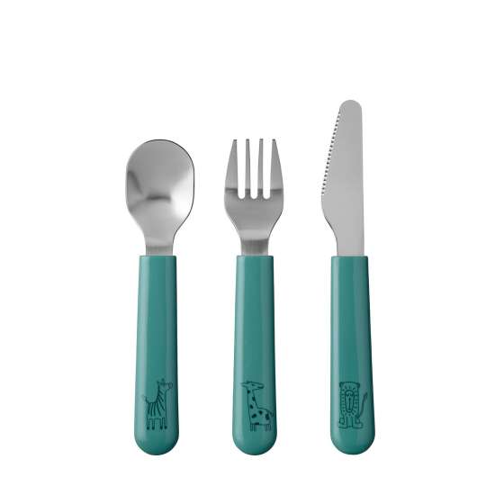 Mepal - Mio Kinderbesteck-Set, 3-teilig, Deep Turquoise