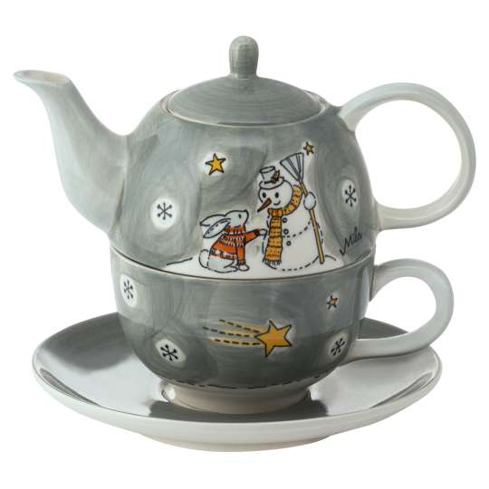 Mila Design - Snowfriends Tea for one 99287