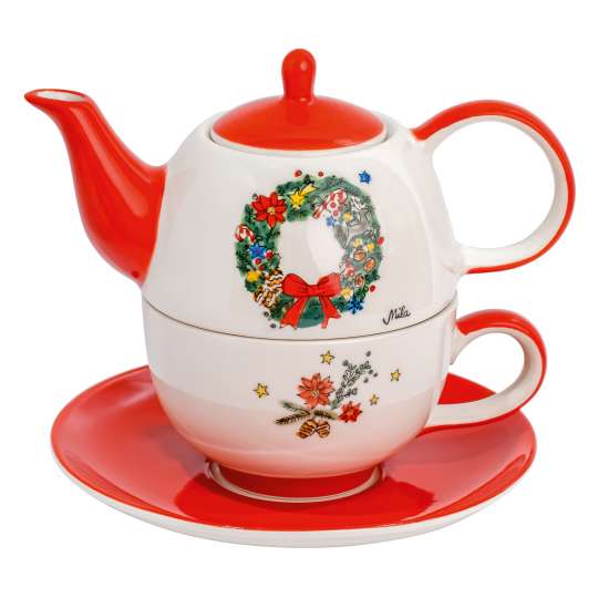 Mila-Design-Tea-for-one Weihnachtskranz-99219