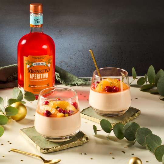 Mionetto Orangen-Panna Cotta